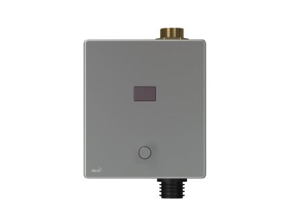 ALCA Automatický splachovač WC s manuálním ovládáním, kov, 12 V (napájení ze sítě) ASP3-KT