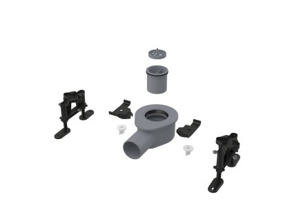 ALCA Nízký sifon DN 50 a sada nastavitelných noh APZ-S9