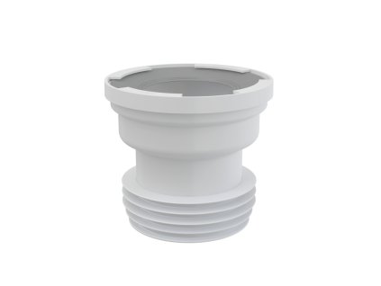 ALCA Dopojení k volně stojícímu WC, přímé, 110 mm, délka 125 mm, PP, bílé A991