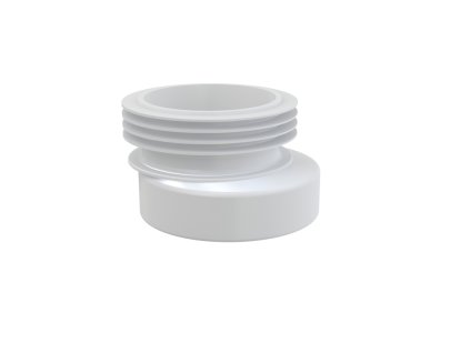 ALCA WC manžeta k volně stojícímu WC, excentrická 20 mm, 90–110 mm, délka 100 mm, PVC, bílé A990