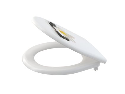 ALCA WC sedátko univerzální Softclose, Click systém, Duroplast A604 FLOWER