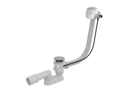 ALCA Sifon vanový automat s napouštěním přepadem, délka 100 cm, kov, chrom-lesk A564KM1-100