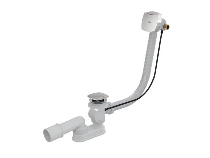 ALCA Sifon vanový automat s napouštěním přepadem, délka 57 cm, plast, chrom-lesk A564CRM3