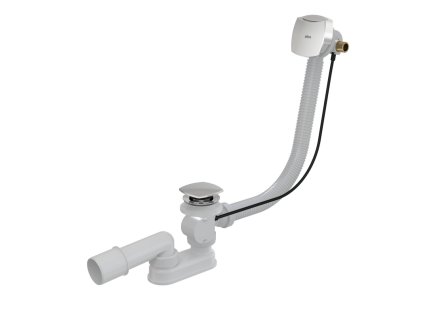 ALCA Sifon vanový automat s napouštěním přepadem, délka 57 cm, plast, chrom-lesk A564CRM2