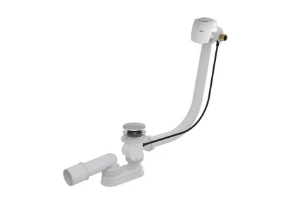 ALCA Sifon vanový automat s napouštěním přepadem, délka 57 cm, plast, chrom-lesk A564CRM1