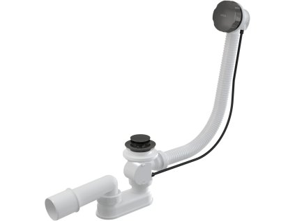 ALCA Sifon vanový automat, délka 57 cm, kov, GUN METAL-lesk A55K-GM-P