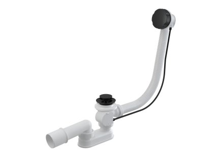 ALCA Sifon vanový automat, délka 57 cm, kov, černá-mat A55BLACK