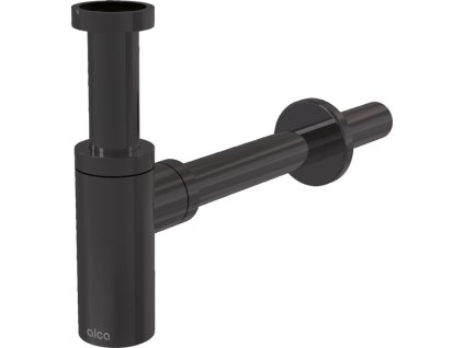 ALCA Sifon umyvadlový DN 32 DESIGN, kulatý, kov, GUN METAL-kartáčovaný mat A400-GM-B