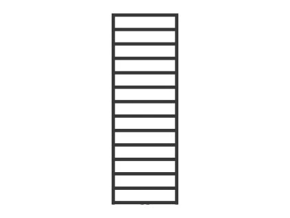 koupelnovy radiator perth cerna barva