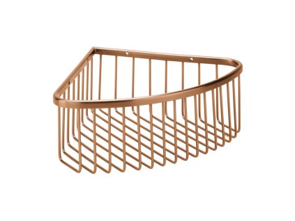 HOPA Polička do sprchy rohová, 265×90×205 mm Barva - Růžové zlato broušená KDBE155208312