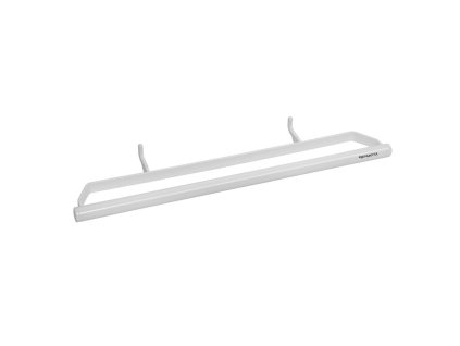 HOPA Držák ručníků na otopné těleso SINGLE, 610 × 48 × 140 mm Barva - Bílá KDBE101204164