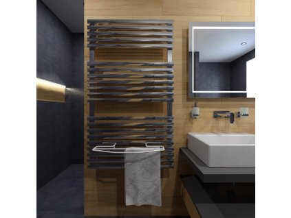 HOPA Držák ručníků na otopné těleso, 600 × 80 × 220 mm Barva - Bílá KDBE134504235