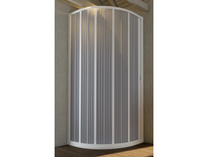 FORTE Sprchová zástěna FLEX - LUNA NEW Rozměr A - 100, Rozměr B - 100, Rozměr C - 185, Typ otevírání - Zavírání na stranu OLBBXF141001