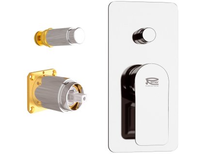 HOPA Podomítková sprchová baterie  ARNO 09KB21 - zlatá lesklá BAREI09KB21