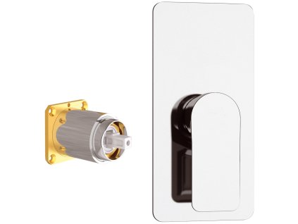 HOPA Podomítková sprchová baterie ARNO 30KB08 - nikl broušený BAREI30KB08