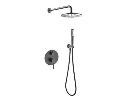 BESCO Podomítkový sprchový set DECCO/ILLUSION I/VEO Grafitová BABPDIIGR