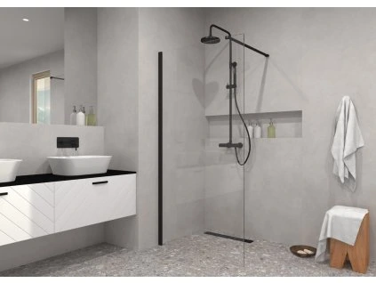 walk in sprchovy kout eco n black