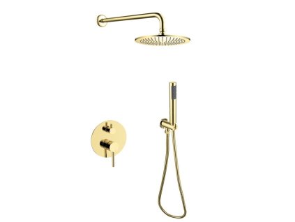 BESCO Podomítkový sprchový set DECCO/ILLUSION I/VEO Zlatá BABPDIIZL