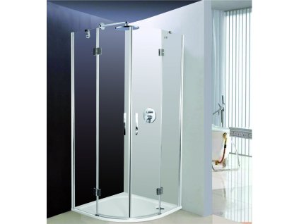 Hopa Čtvrtkruhový sprchový kout VIVEIRO NEW OLBVIVP90CCBV