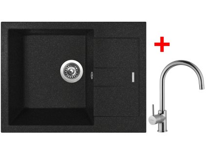Sinks AMANDA 650 Granblack + Vitalia G11430