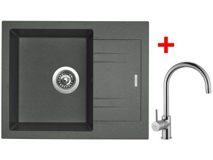 4288796 8596142045266 sinks linea 600 titanium vitalia