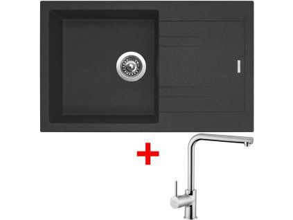 4288876 8596142045051 sinks linea 780 granblack elka