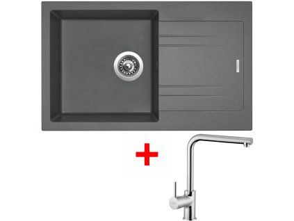 4288882 8596142045341 sinks linea 780 titanium elka