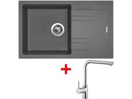 Sinks LINEA 780 Titanium + Elka G4672