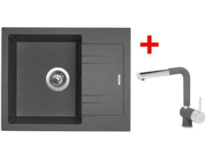 4288956 8596142046003 sinks linea 600 titanium mix 3 p gr