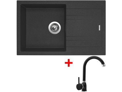 4288840 8596142045457 sinks linea 780 granblack polo gr