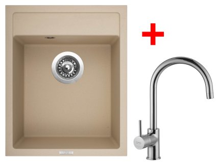 Sinks CLASSIC 400 Sahara + Vitalia G8250