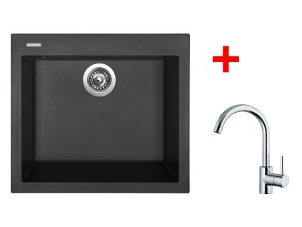 Sinks CUBE 560 Nanoblack+MIX 35 G181N6