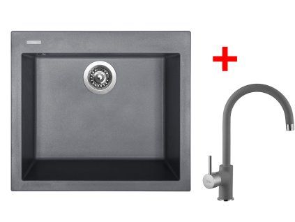 4289226 8596142047147 sinks cube 560 titanium vitalia gr