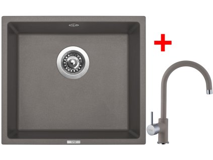 Sinks FRAME 457 Truffle + Vitalia GR G7954