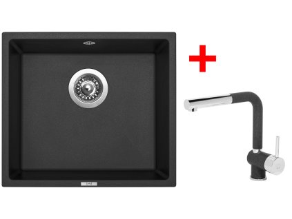 Sinks FRAME 457 Granblack + Mix 3 P GR G8030