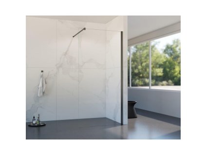 HOPA Walk-in sprchový kout LAGOS NEW 195 Barva rámu - Grafit, Rozměr A - 140 BCLAGO14GCN