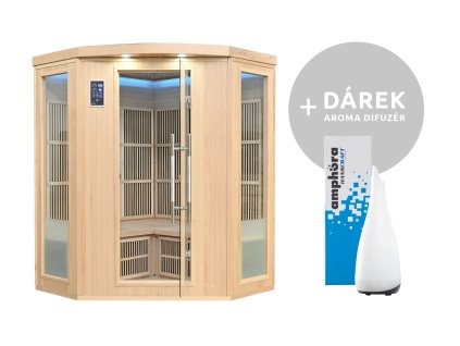 Hanscraft Infrasauna FRANCE SAUNA Apollon 3/4 133015