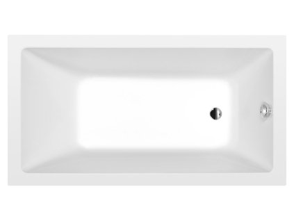 Polysan NOEMI obdélníková vana 160x80x39cm, bílá mat 71722.11