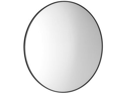 Sapho AROWANA kulaté zrcadlo v rámu ø 100cm, černá mat AWB100