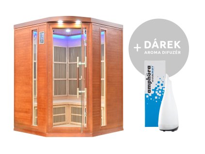 Hanscraft Infrasauna FRANCE SAUNA La Provance 3/4 133035