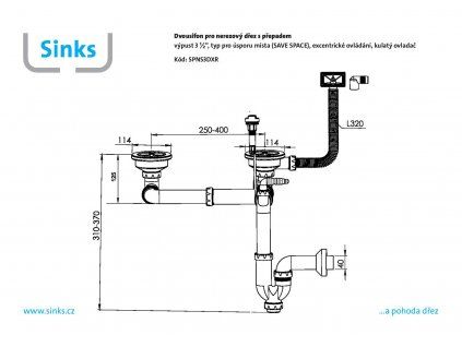 4141273 8596142022410 sinks spns3dxr
