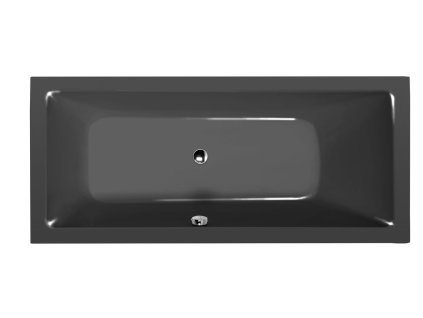 Polysan MIMOA obdélníková vana 170x80x39cm, šedá 71713.3