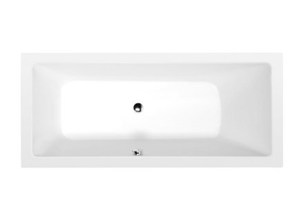 Polysan MIMOA obdélníková vana 170x80x39cm, bílá mat 71713.11