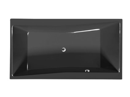 Polysan QUEST obdélníková vana 190x100x49cm, šedá 78531.3
