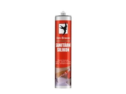DEN BRAVEN NANO TECH sanitární silikon 280ml, šedá, 30213RL