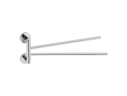 Sapho LARISSA dvojitý držák ručníků otočný 350mm, chrom WS021