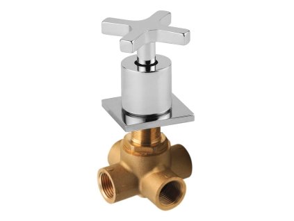 Sapho TRAX podomítkový přepínač, chrom DEVIN6