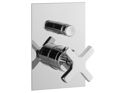 Sapho TRAX podomítková sprchová baterie, 2 výstupy, chrom 685