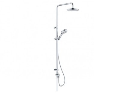 KLUDI DIVE DUAL SHOWER SYSTEM sprchový set bez baterie, průměr 20 cm, 3 proudy, chrom, 6808005-00