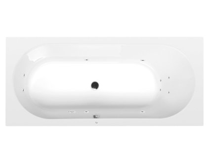 Polysan ASTRA B hydromasážní vana, 165x75x48cm, Active Hydro, chrom 32611.101
